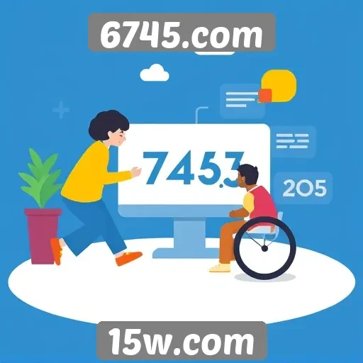 Acessibilidade e experiência do usuário em 6745.com